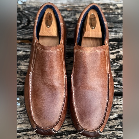 Cole Haan Tucker Venetian Mens Sz 11 Slip On Brown Leather Driving Moc Loafer M6 main image 12